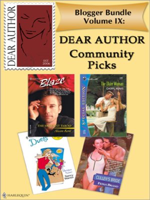 cover image of Blogger Bundle IX: Dear Author Community Picks